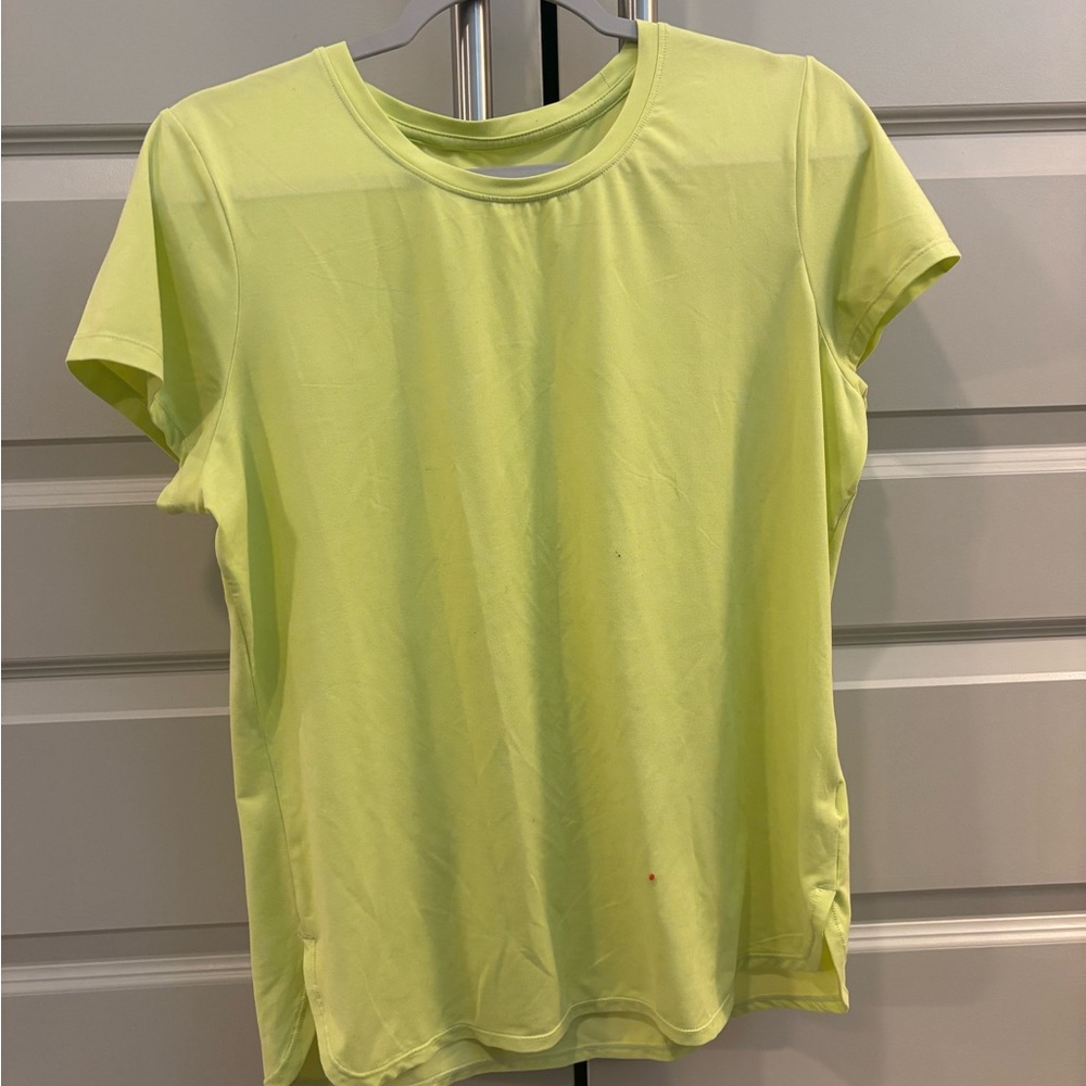 GAIAM Light Green Short Sleeve Tee